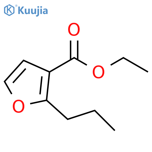 3-Furancarboxylic acid, 2-propyl-, ethyl ester structure