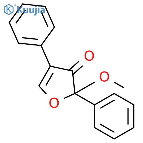 2-Methoxy-2,4-diphenyl-3(2H)-furanone structure