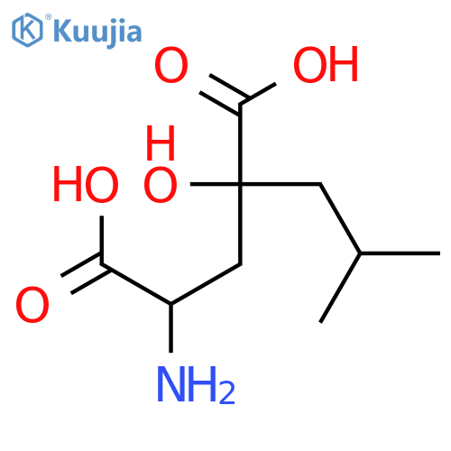 (2S,4S)-2-Amino-4-hydroxy-4-(2-methylpropyl)pentanedioic acid structure