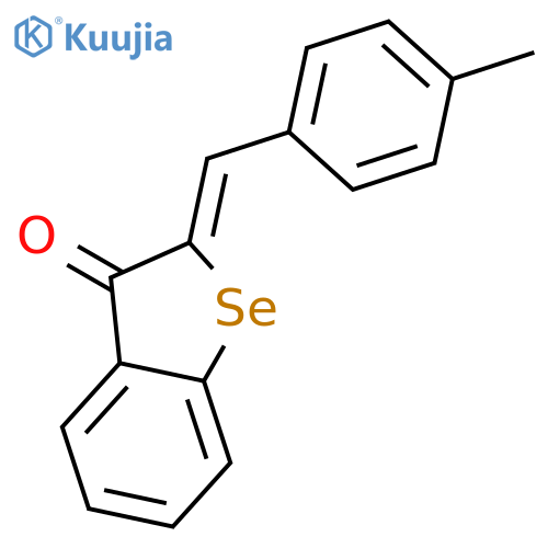 BENZO[B]SELENOPHEN-3(2H)-ONE, 2-[(4-METHYLPHENYL)METHYLENE]- structure
