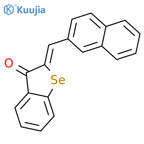 BENZO[B]SELENOPHEN-3(2H)-ONE, 2-(2-NAPHTHALENYLMETHYLENE)- structure