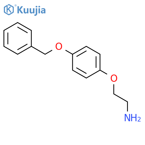 Ethanamine, 2-[4-(phenylmethoxy)phenoxy]- structure