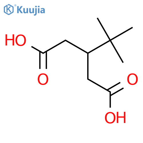 3-tert-butylpentanedioic acid structure