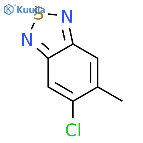 2,1,3-Benzothiadiazole,5-chloro-6-methyl- structure