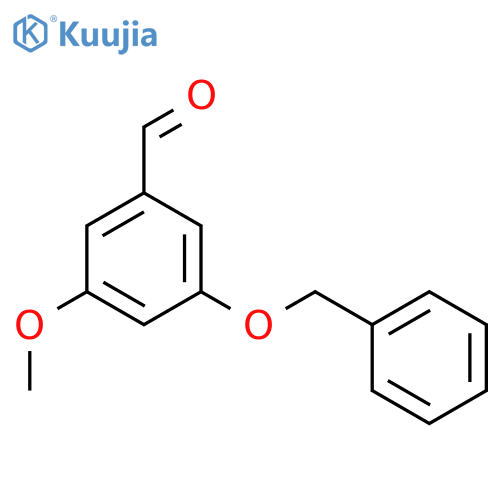 Benzaldehyde, 3-methoxy-5-(phenylmethoxy)- structure