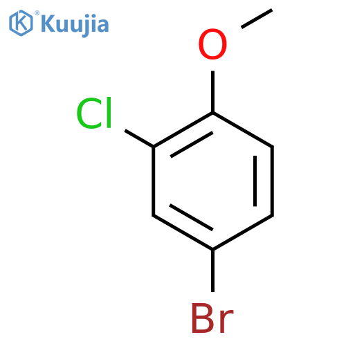 4-Bromo-2-chloro-1-methoxybenzene structure