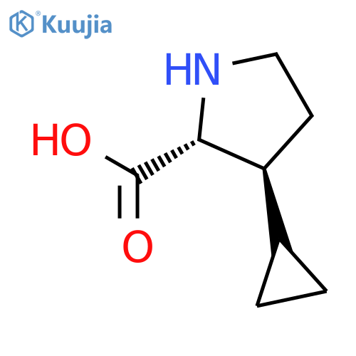 D-Proline, 3-cyclopropyl-, (3S)-rel- (9CI) structure