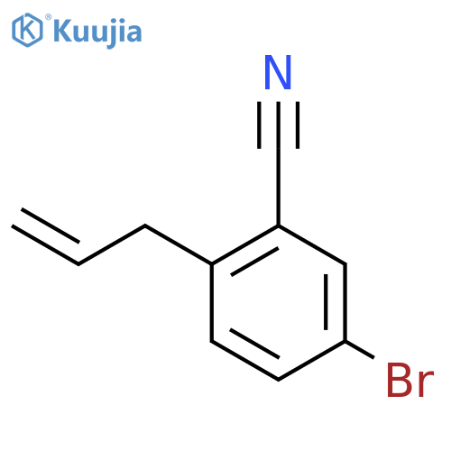 BENZONITRILE, 5-BROMO-2-(2-PROPENYL)- structure
