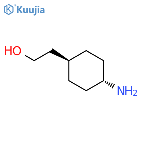 Cyclohexaneethanol, 4-amino-, trans- structure