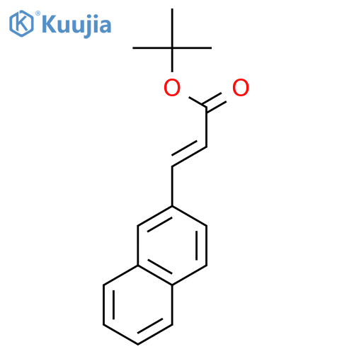 tert-butyl (2E)-3-(naphthalen-2-yl)prop-2-enoate structure