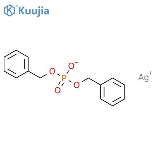 Phosphoric Acid Dibenzyl Ester Silver Salt structure