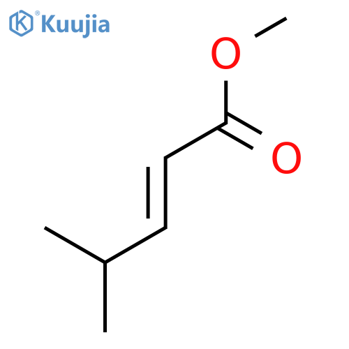 Methyl 4-methyl-2-pentenoate structure