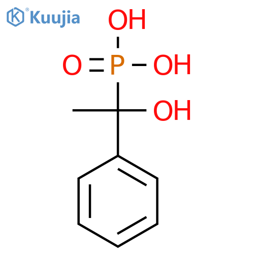 Phosphonic acid, (1-hydroxy-1-phenylethyl)- structure