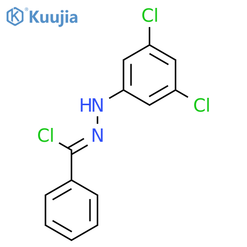Benzenecarbohydrazonoyl chloride, N-(3,5-dichlorophenyl)- structure