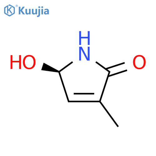 2H-Pyrrol-2-one,1,5-dihydro-5-hydroxy-3-methyl-, (5R)- structure