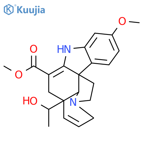 Methyl 12-(1-hydroxyethyl)-5-methoxy-8,16-diazapentacyclo[10.6.1.01,9.02,7.016,19]nonadeca-2(7),3,5,9,13-pentaene-10-carboxylate structure
