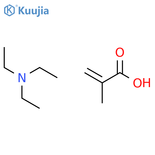 N,N-diethylethanamine;2-methylprop-2-enoic acid structure