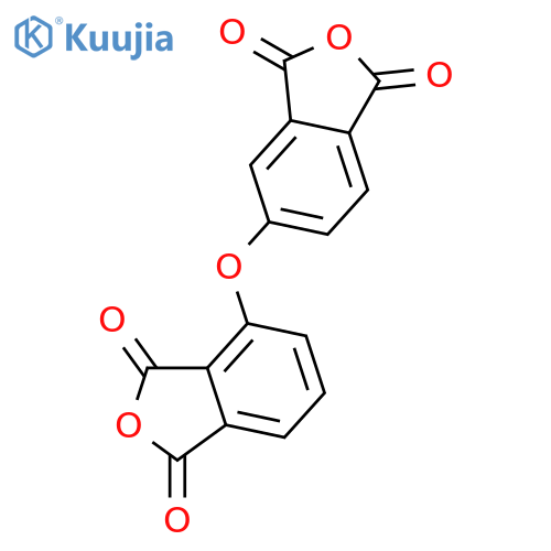 4-((1,3-Dioxo-1,3-dihydroisobenzofuran-5-yl)oxy)isobenzofuran-1,3-dione structure