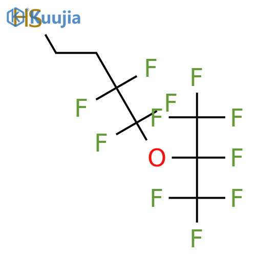 1-Butanethiol,3,3,4,4-tetrafluoro-4-[1,2,2,2-tetrafluoro-1-(trifluoromethyl)ethoxy]- structure