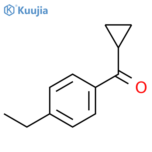 cyclopropyl 4-ethylphenyl ketone structure