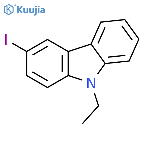 9H-Carbazole, 9-ethyl-3-iodo- structure