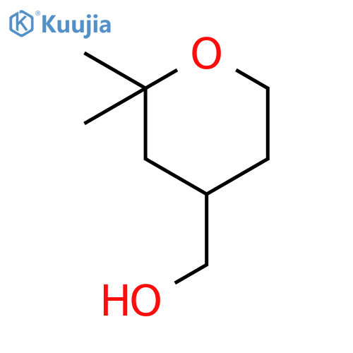 (2,2-dimethyloxan-4-yl)methanol structure