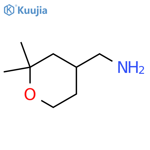 (2,2-dimethyltetrahydropyran-4-yl)methanamine structure