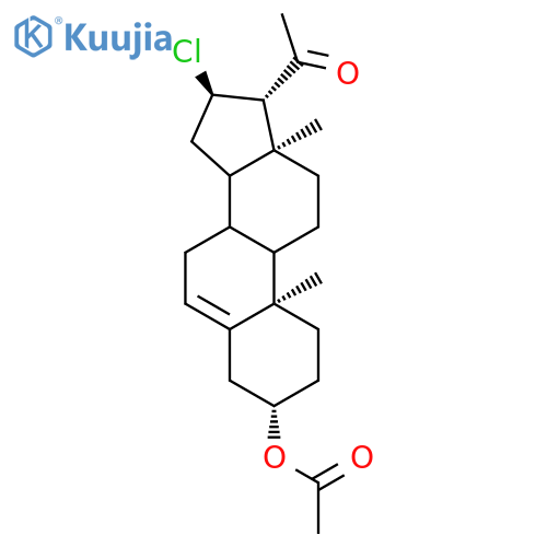 Pregn-5-en-20-one,3-(acetyloxy)-16-chloro-, (3b,16a)- (9CI) structure