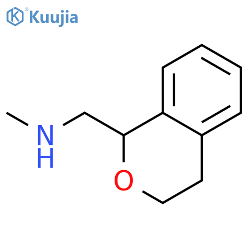 N-(3,4-dihydro-1H-isochromen-1-ylmethyl)-N-methylamine structure