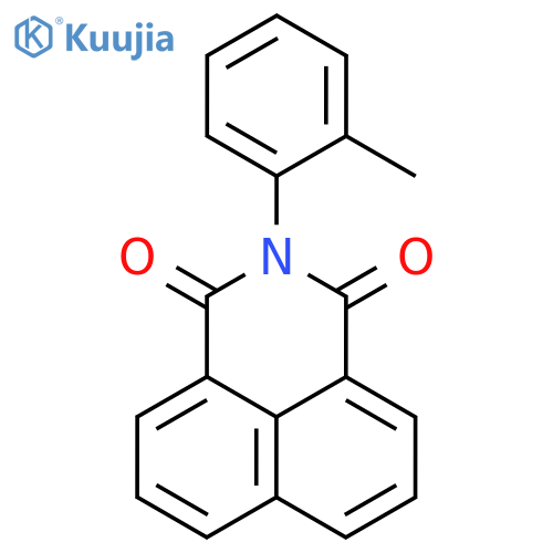 1H-Benz[de]isoquinoline-1,3(2H)-dione, 2-(2-methylphenyl)- structure