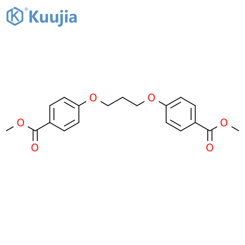 Benzoic acid, 4,4'-[1,3-propanediylbis(oxy)]bis-, dimethyl ester structure