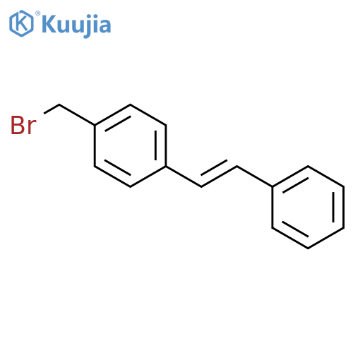 Benzene, 1-(bromomethyl)-4-(2-phenylethenyl)- structure