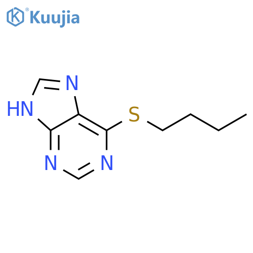 6-(Butylthio)-purine structure