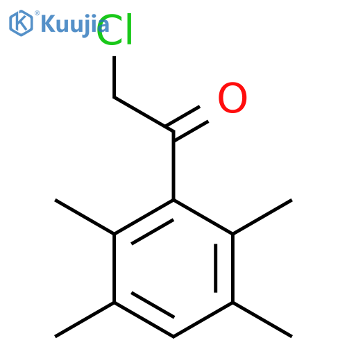 2-chloro-1-(2,3,5,6-tetramethylphenyl)ethan-1-one structure