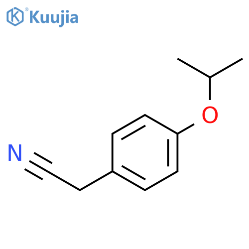 2-4-(propan-2-yloxy)phenylacetonitrile structure