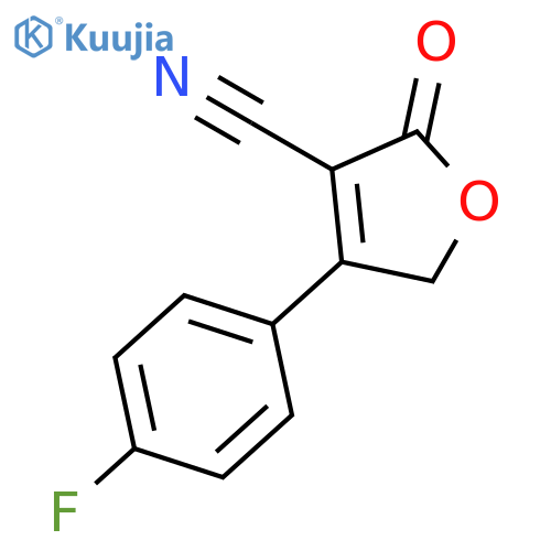 4-(4-Fluorophenyl)-2-oxo-2,5-dihydro-3-furancarbonitrile structure