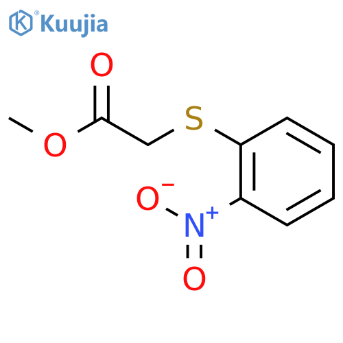 methyl 2-(2-nitrophenyl)sulfanylacetate structure