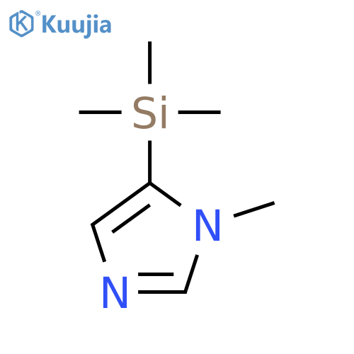 1-methyl-5-(trimethylsilyl)-1H-Imidazole structure
