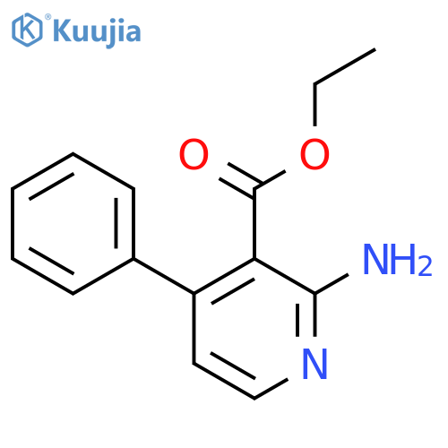 Ethyl 2-amino-4-phenylnicotinate structure