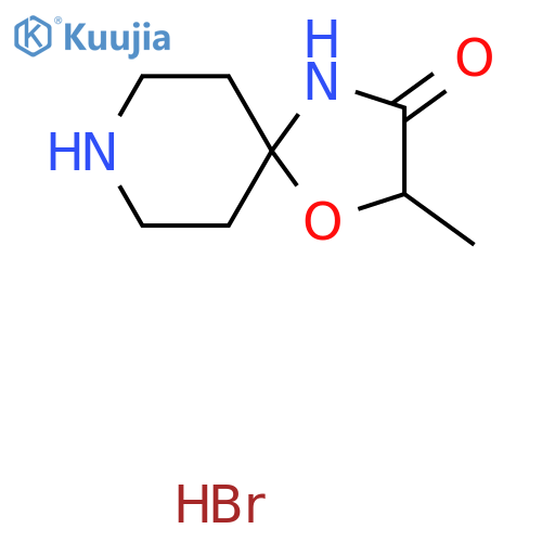 2-Methyl-1-oxa-4,8-diazaspiro[4.5]decan-3-one;hydrobromide structure