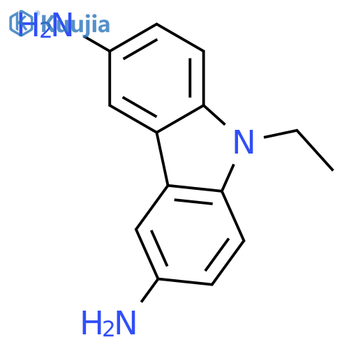 9-ethylcarbazole-3,6-diamine structure