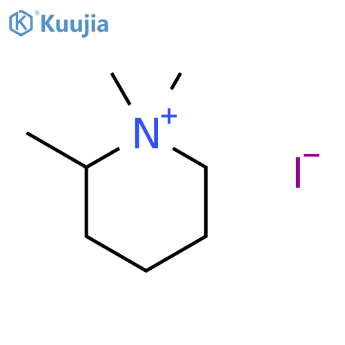 Piperidinium, 1,1,2-trimethyl-, iodide structure