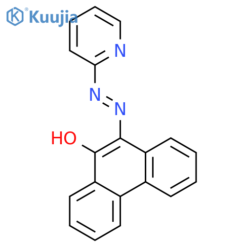 9-Phenanthrenol, 10-(2-pyridinylazo)- structure
