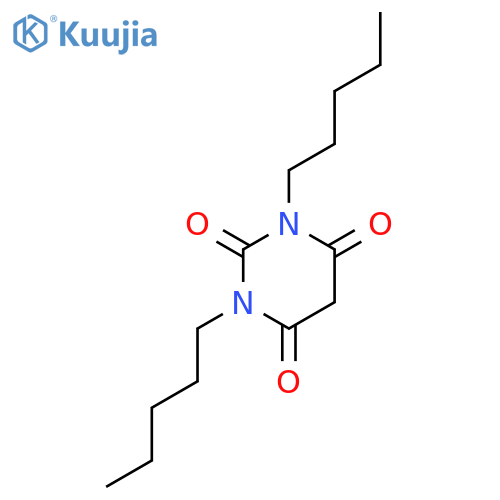 2,4,6(1H,3H,5H)-Pyrimidinetrione, 1,3-dipentyl- structure