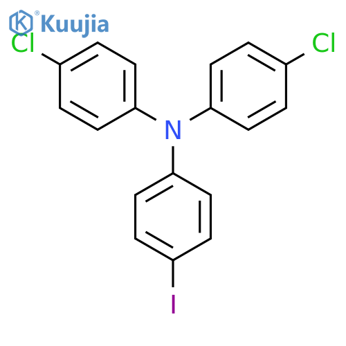 Benzenamine, N,N-bis(4-chlorophenyl)-4-iodo- structure