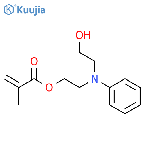 2-PROPENOIC ACID, 2-METHYL-, 2-[(2-HYDROXYETHYL)PHENYLAMINO]ETHYL ESTER structure