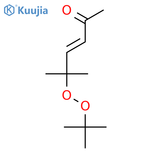 3-Hexen-2-one, 5-[(1,1-dimethylethyl)dioxy]-5-methyl-, (3E)- structure