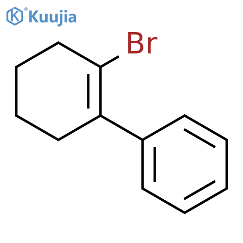 Benzene, (2-bromo-1-cyclohexen-1-yl)- structure