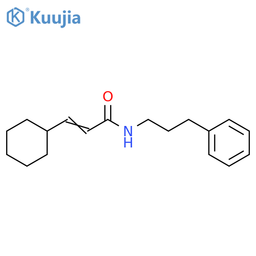 2-Propenamide, 3-cyclohexyl-N-(3-phenylpropyl)- structure
