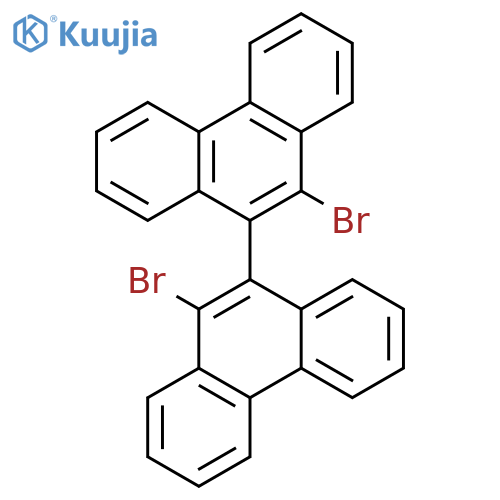 9,9'-Biphenanthrene, 10,10'-dibromo- structure